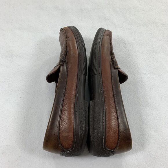 Allen Edmonds Lagrange Handsewn Leather Loafer Size 14 B Mens Brown Slip On main image 5